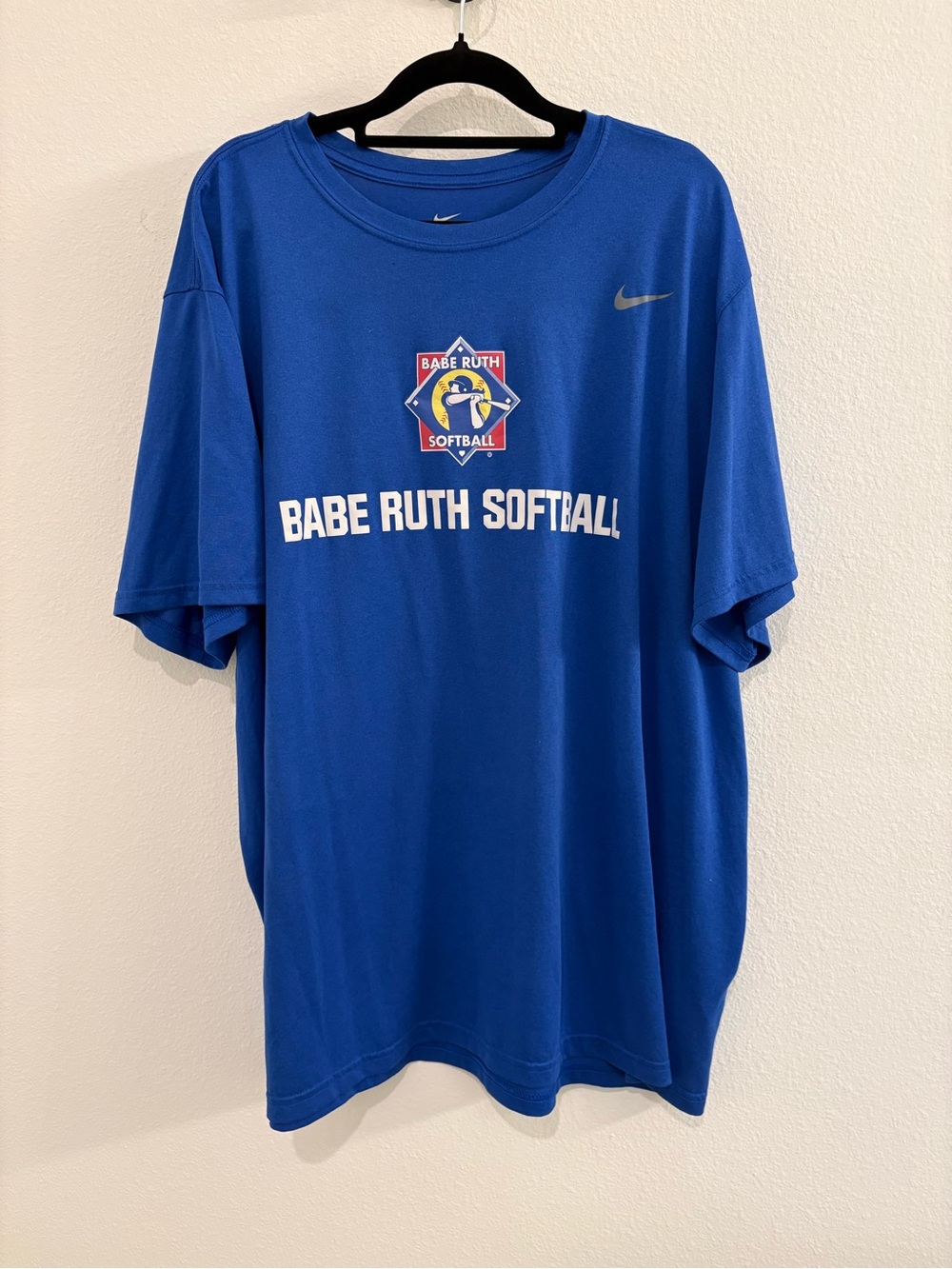 Nike Blue Babe Ruth Softball Short Sleeve Tee